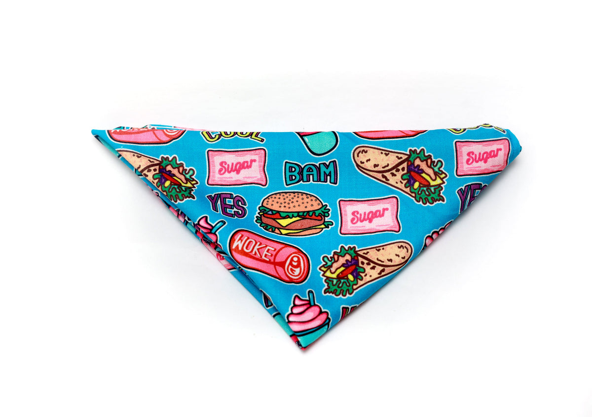 Snack Attack Bandana – Pet Station Exclusive - Premium Accessories from The Pet Station