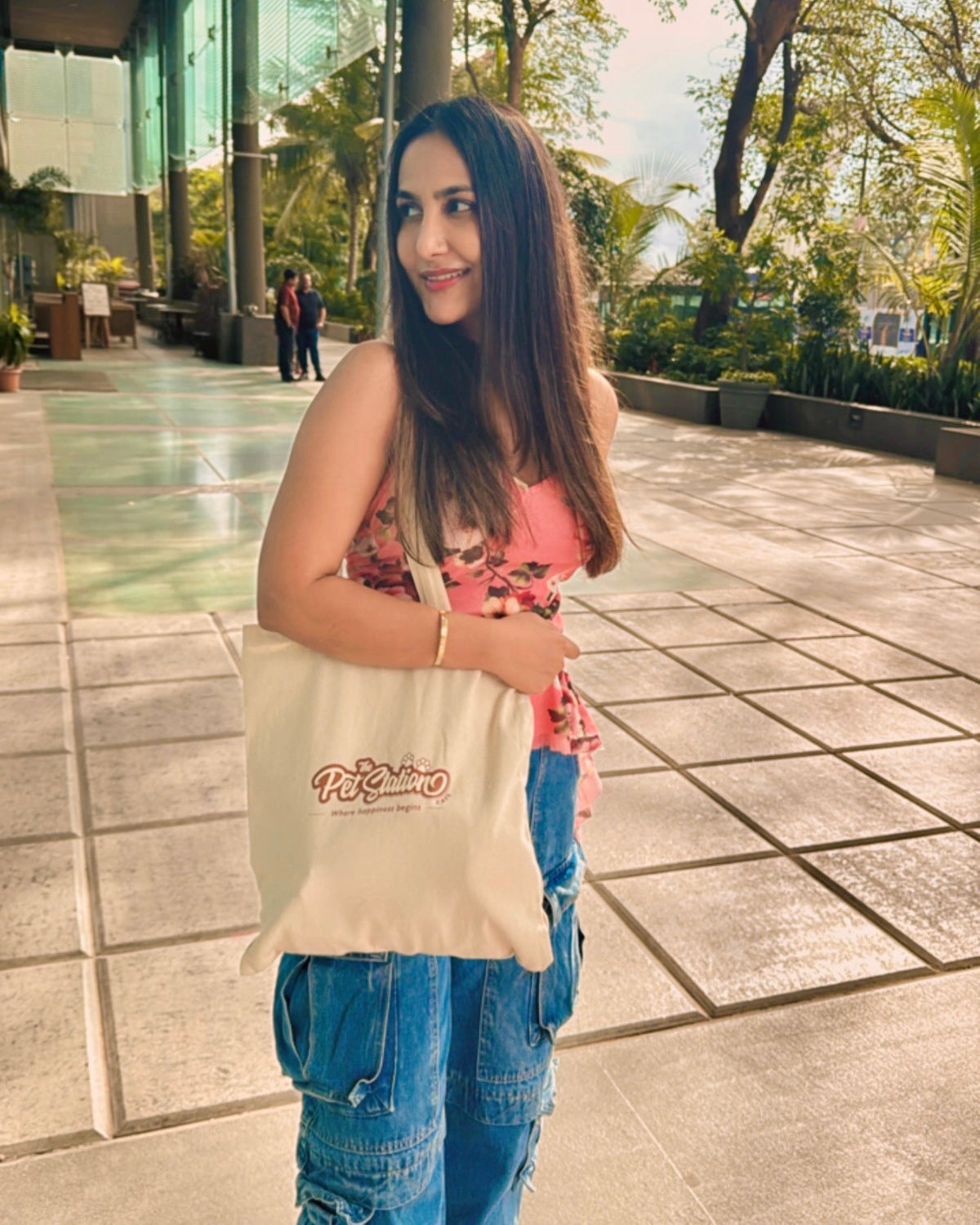 Off-White Jute Bag - Premium from The Pet Station