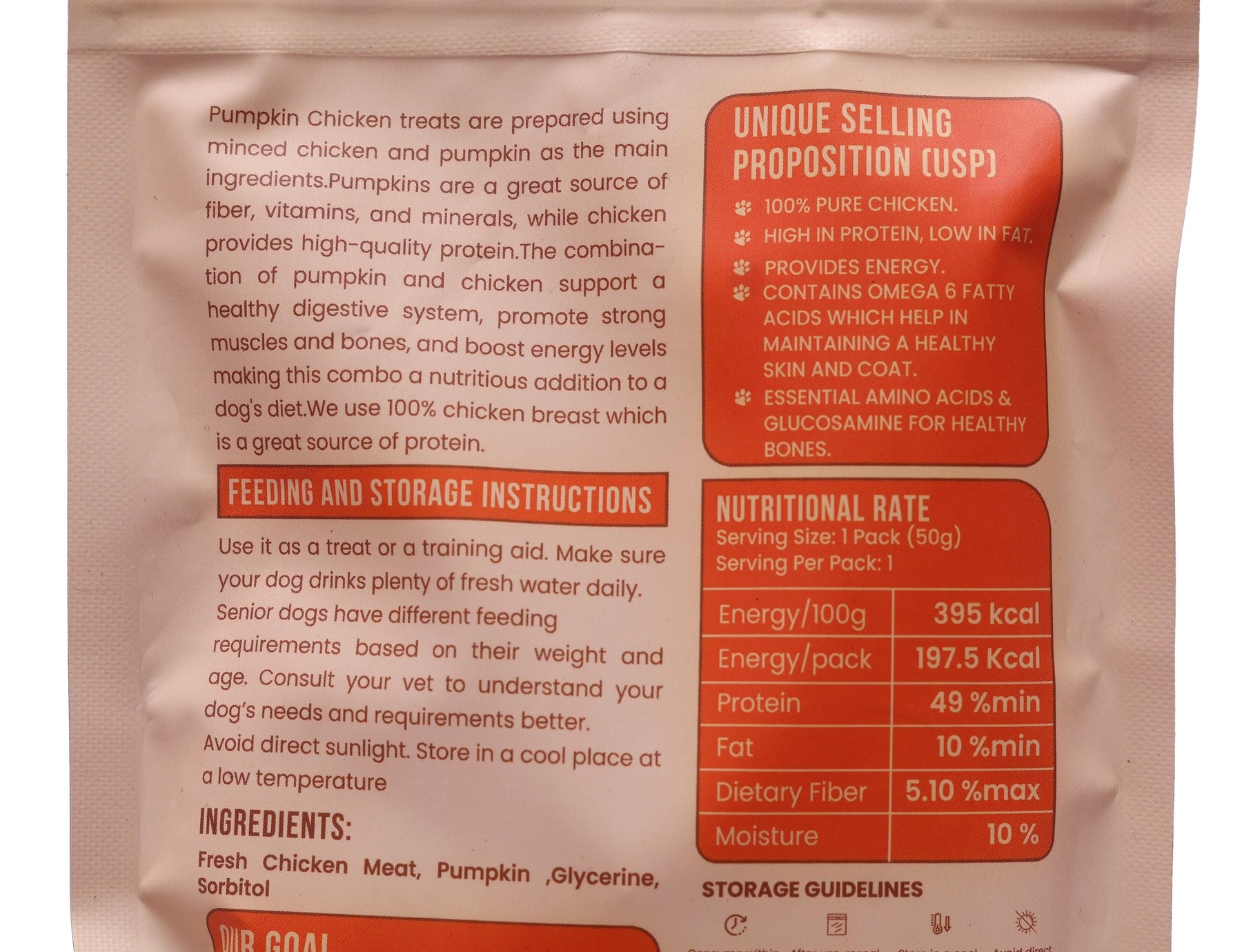 Pumpkin Chicken - Premium food from The Pet Station