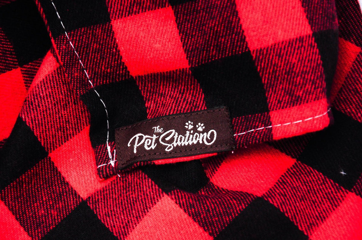 PET STATION PLAID DOG BANDANA - Premium Accessories from The Pet Station