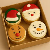 Christmas Cupcake - Pack Of 4