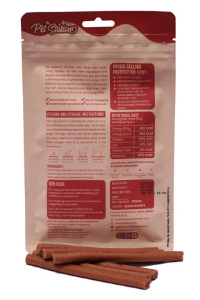 Chicken Liver Sticks - Premium food from The Pet Station 