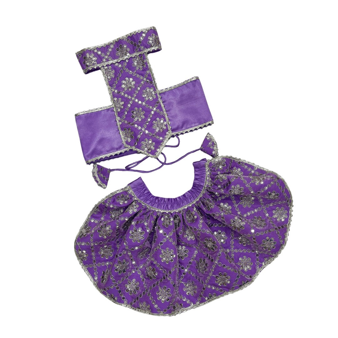 Sparkle Festive Pet Lehengas