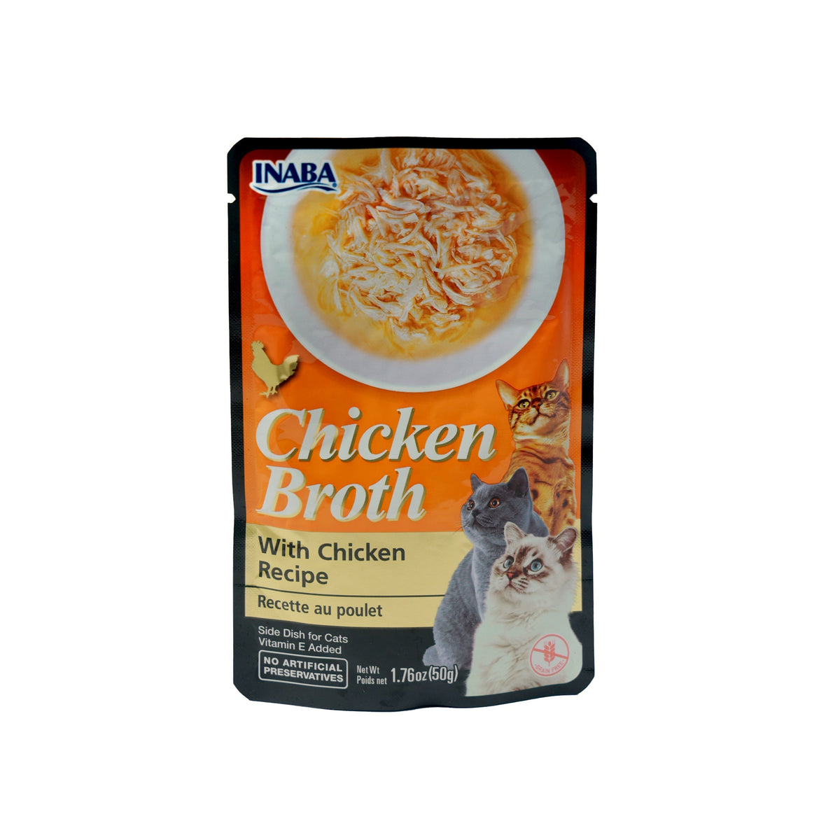 Inaba Chicken Broth – With Chicken Recipe (50g Pouch) - Premium  from The Pet Station 