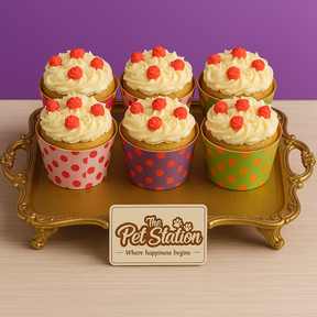 PET STATION’S VANILLA WOOF PUPCAKE - Premium Cupcakes from The Pet Station 
