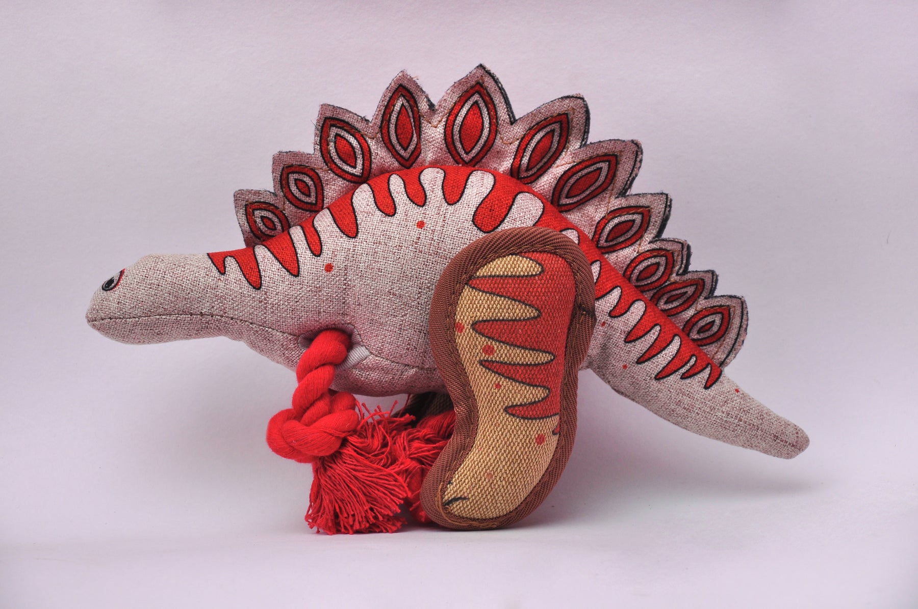 Happy Tug Stegosaurus Dog Toy - Premium  from The Pet Station 