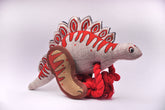 Happy Tug Stegosaurus Dog Toy - Premium  from The Pet Station 