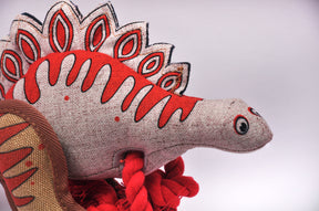 Happy Tug Stegosaurus Dog Toy - Premium  from The Pet Station 