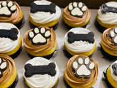 THE PET STATION’S BLACK PAW AND BONE CUPCAKES - Premium Cupcakes from The Pet Station 