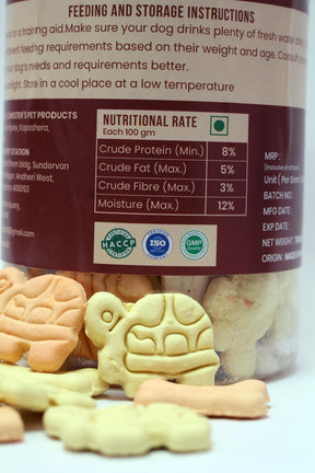 Mixed Veg Biscuits - Premium  from The Pet Station 