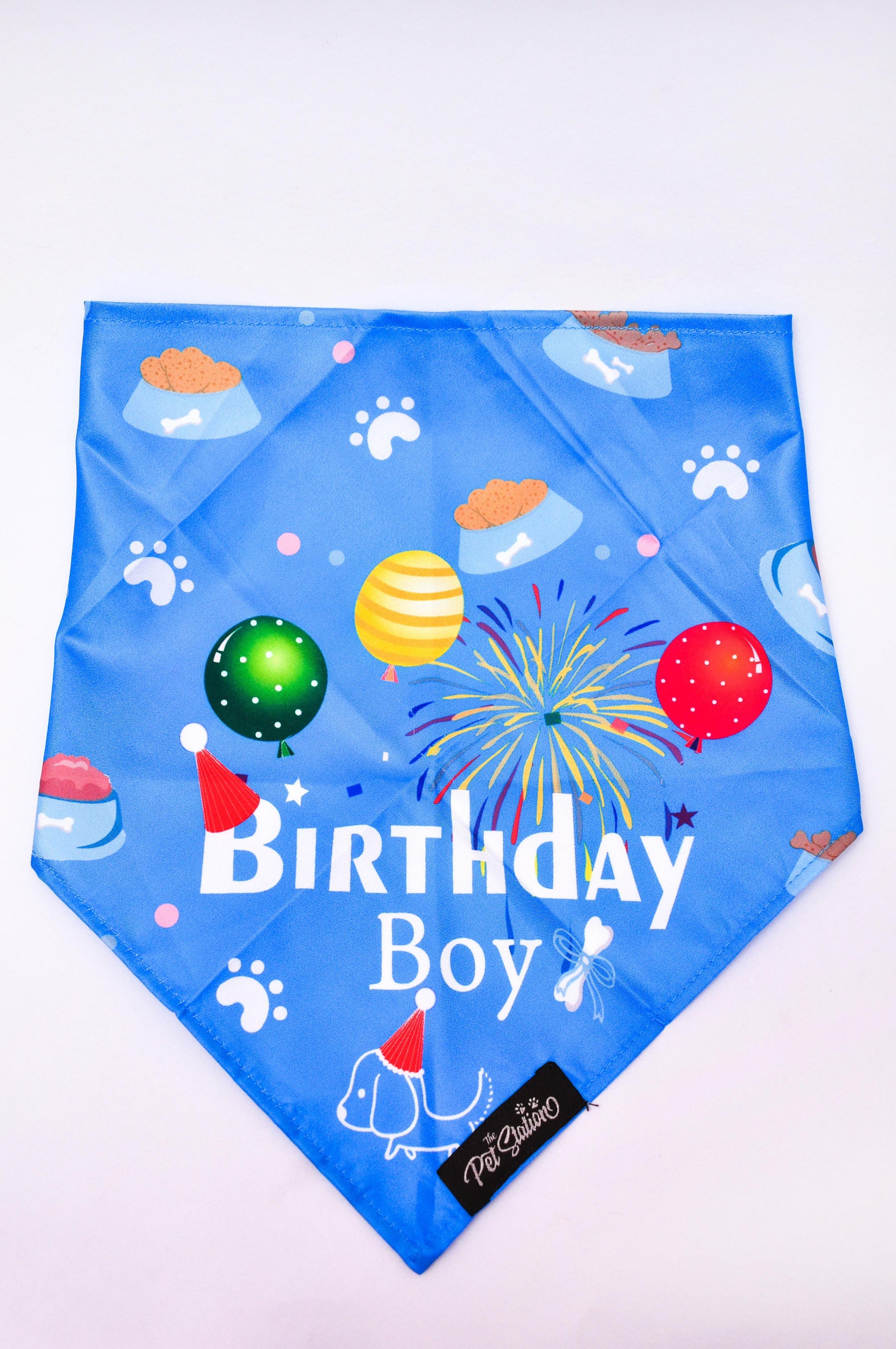 BIRTHDAY BASH BANDANA - Premium Accessories from The Pet Station 