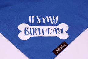 SOLID COLOR BIRTHDAY BANDANA - Premium Accessories from The Pet Station 